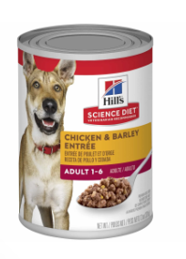 HILL'S SCIENCE DIET ADULT CHICKEN & BARLEY ENTREE 370G
