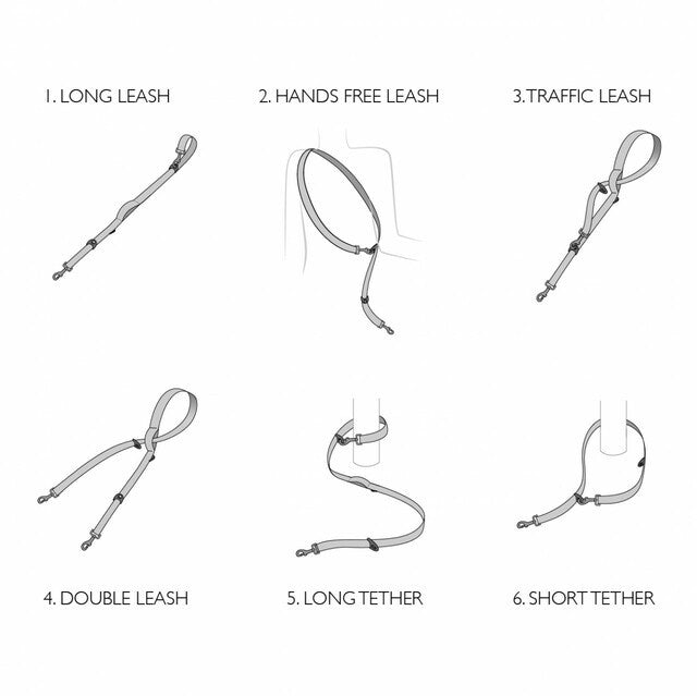 EZYDOG LEASH VARIO 6 LITE 12 S BLACK