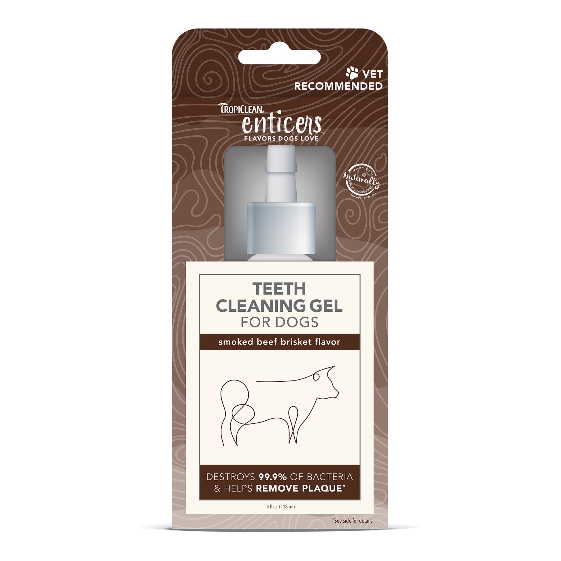TROPICLEAN ENTICERS TEETH GEL 59ML SMOKED BEEF BRISKET