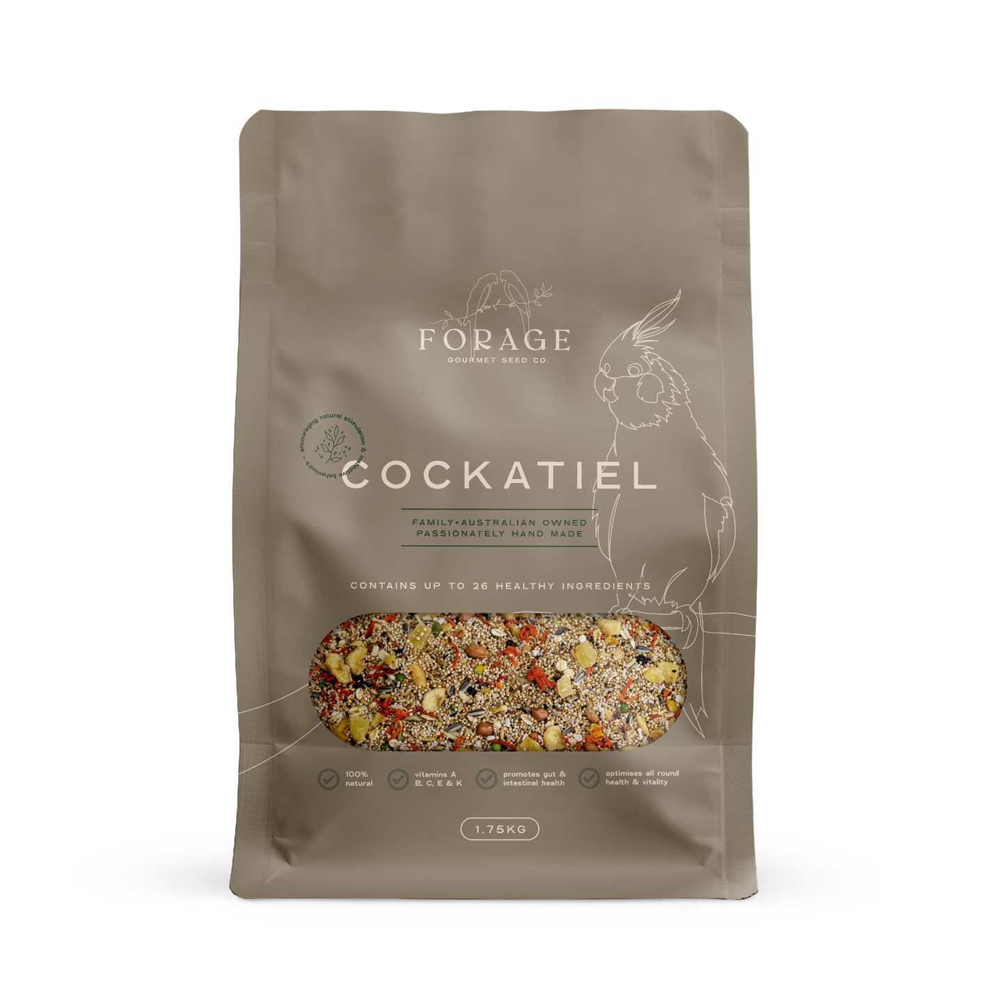 FORAGE COCKATIEL 1.75KG