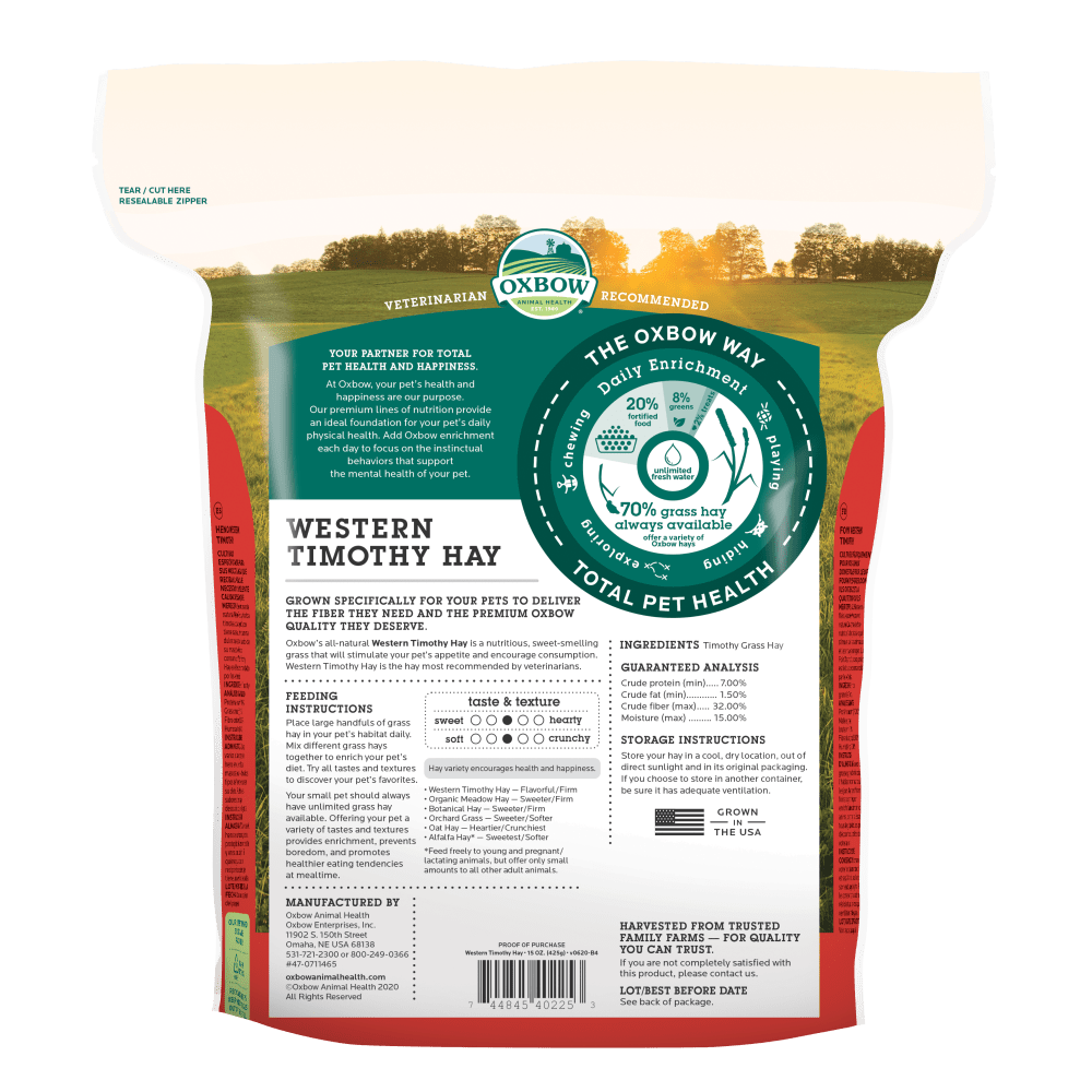 OXBOW WESTERN TIM HAY 425G