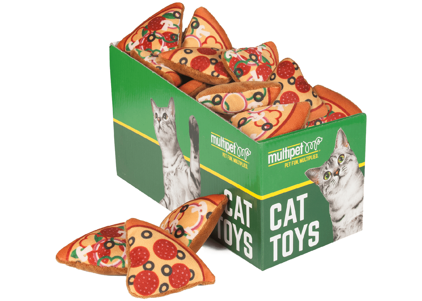 MULTIPET PIZZA CAT TOY