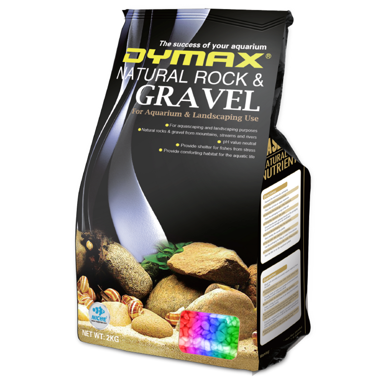 DYMAX GRAVEL SEVEN COLOURED 2KG