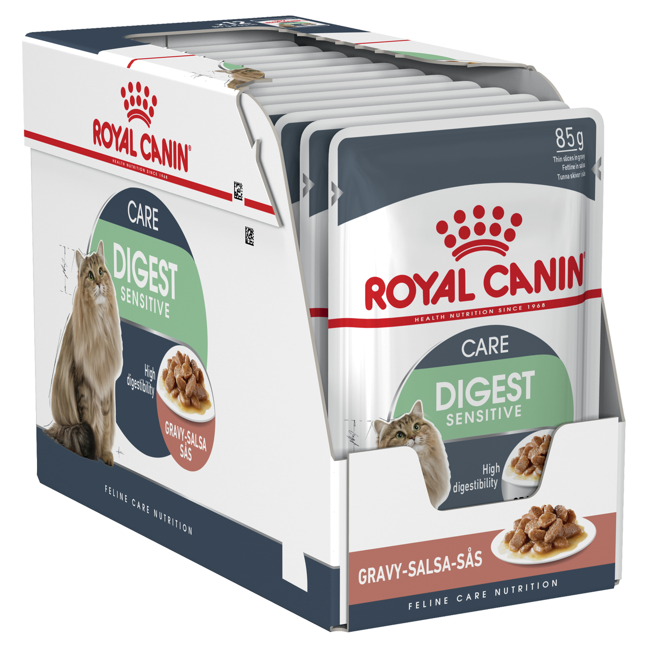 Pack Of ROYAL CANIN CAT DIGESTIVE CARE LOAF 85G