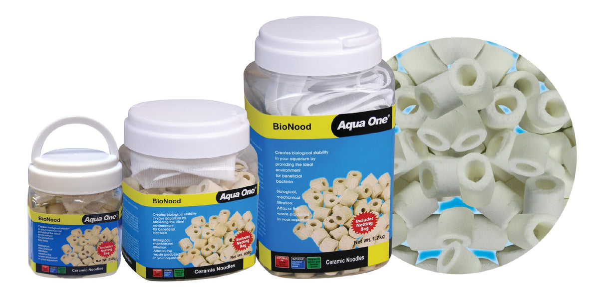 DISCONTINUED-AQUA ONE CERAMIC NOODLES 1.2KG
