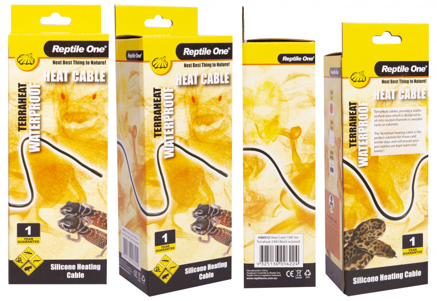 REPTILE ONE HEAT CORD 60W 7.5M 240V Gold Coast Pet Centre