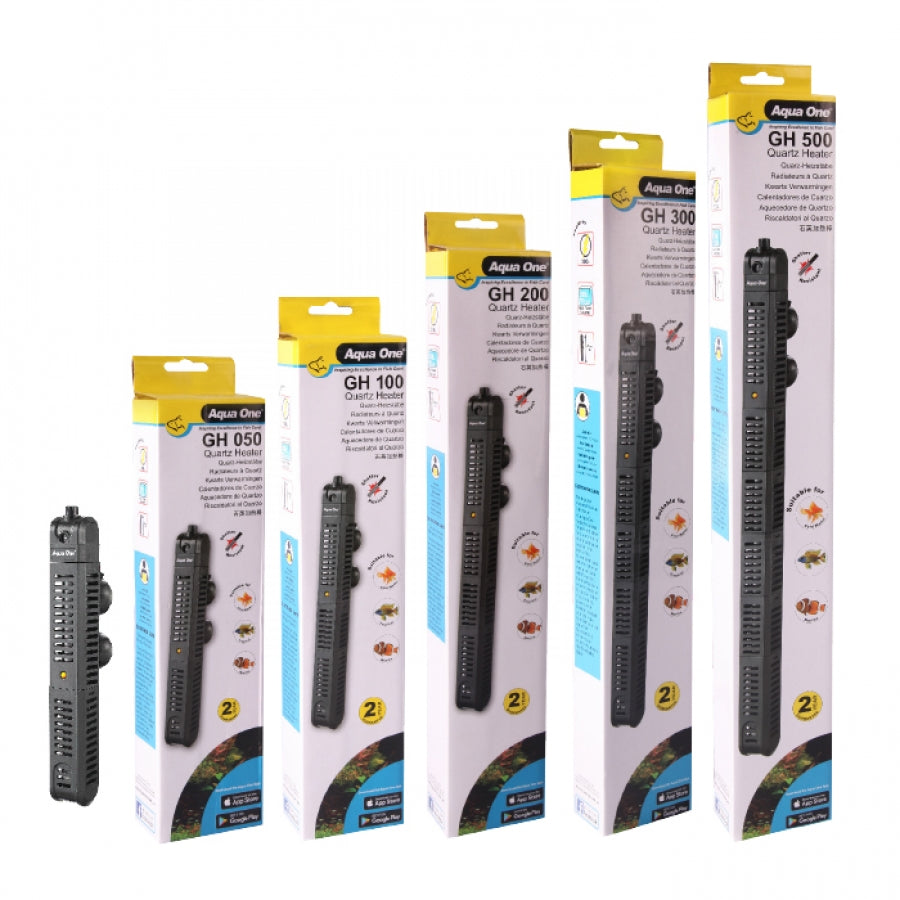 AQUA ONE HEATER GH QUARTZ 300W
