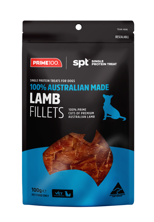 PRIME100 TREAT LAMB FILLET 100G