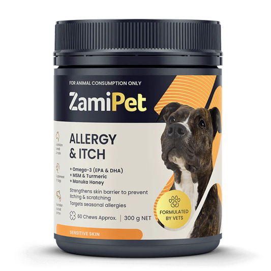 ZAMIPET SKIN COAT & NAILS FOR DOGS 300G 60 CHEWS