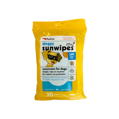 PETKIN DOGGY SUNWIPES 20PK