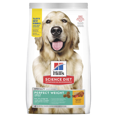 HILL'S SCIENCE DIET PERFECT WEIGHT ADULT DRY DOG FOOD 1.81KG