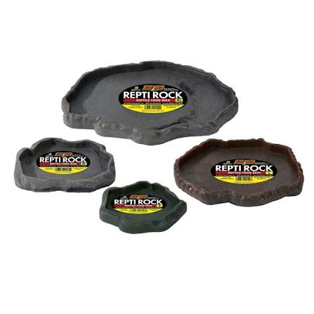 ZOO MED REPTI ROCK FOOD DISH MEDIUM