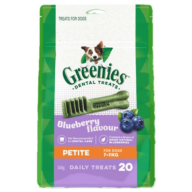 GREENIES BLUEBERRY PETITE 340G