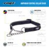 ROGZ MEDIUM OBED COLLAR BLACK