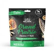 ABSOLUTE HOLISTIC  AIR DRIED TREATS - GRAIN PRAIRIE, CHICKEN & HOKI - 100G