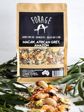 FORAGE MACAW & AFRICAN GREY 1KG