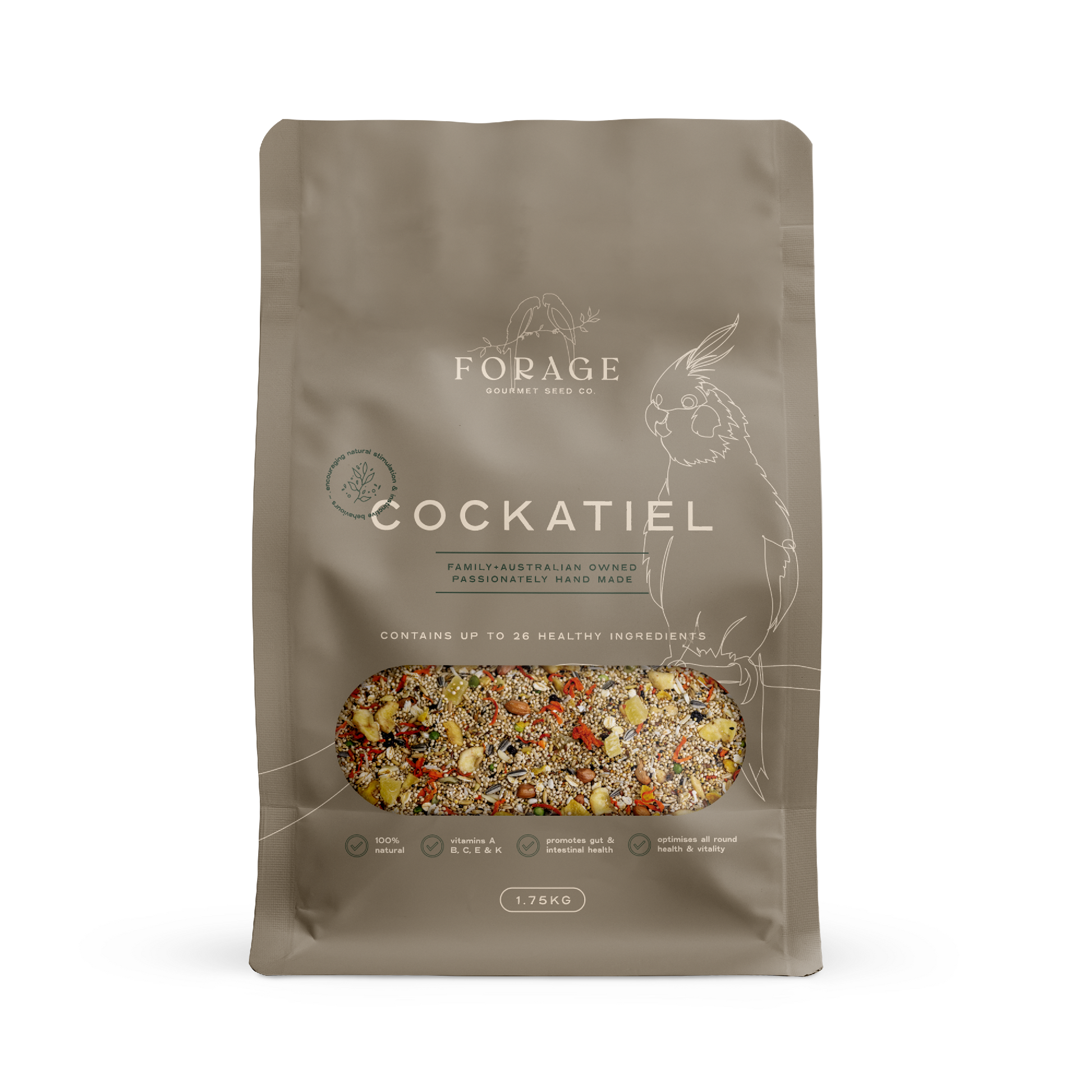 FORAGE COCKATIEL 1.75KG