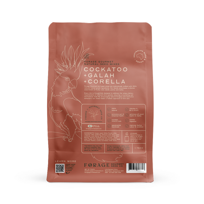 FORAGE COCKATOO, GALLAH & CORELLA 1.75KG