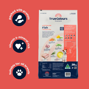 TRUE COLOURS ADULT FISH & BROWN RICE 20KG