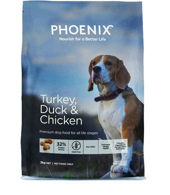 PHOENIX DOG TURKEY, CHICKEN & DUCK 3KG