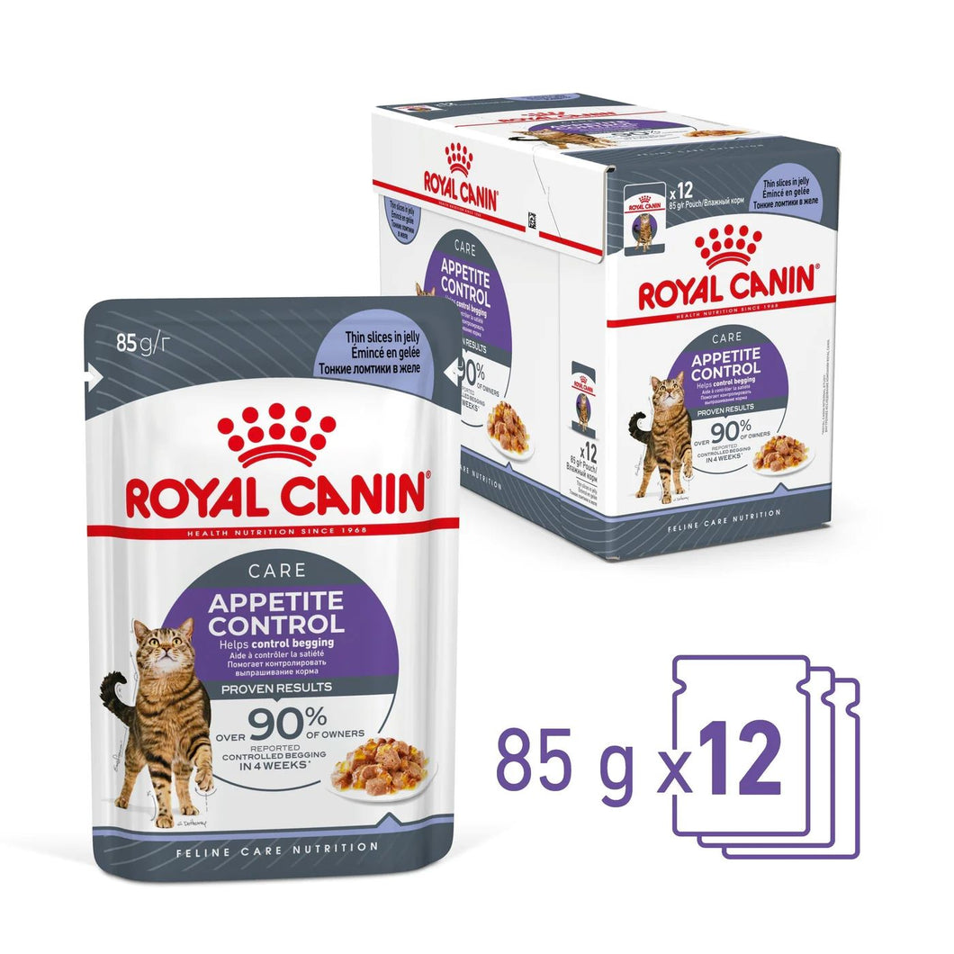 Pack Of ROYAL CANIN CAT APPETITE CONTROL JELLY 85G