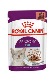 Pack of ROYAL CANIN CAT SENSORY FEEL GRAVY 85G X 12