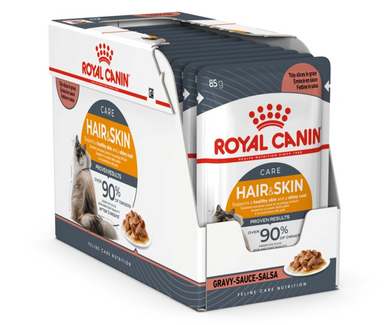 Pack Of ROYAL CANIN CAT HAIR & SKIN LOAF 85G