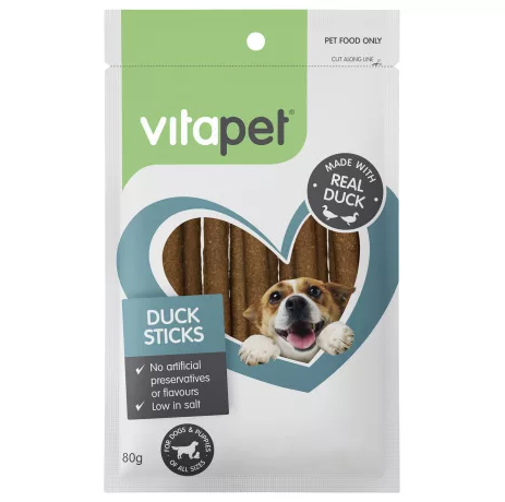 VITAPET DUCK STICKS 80G