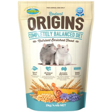 VETAFARM RODENT ORIGINS 2KG