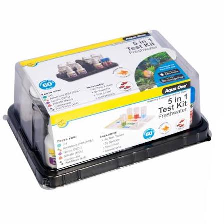 AQUA ONE TEST KIT 5IN1 FRESHWATER