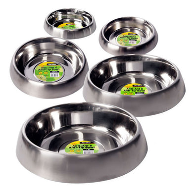 BOWL ANTI SKID ANTI TIP S/STEEL 450ML