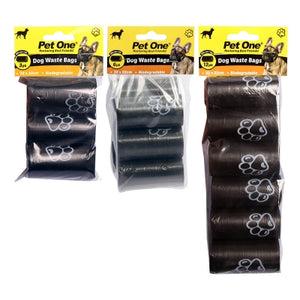 PET ONE WASTE BAGS 6PK