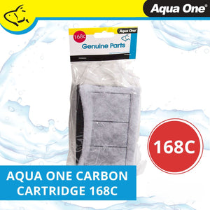 AQUA ONE LIFESTYLE 127 - CARBON CARTRIDGE 3PK 168C 