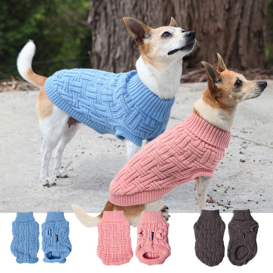 PET ONE DOG COAT KOMFYKNIT JUMPER ICELANDIC DARK 35CM