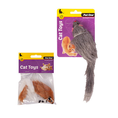 CAT TOY MOUSE GREY