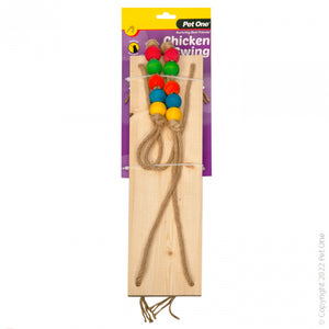 PET ONE CHICKEN SWING WOODEN