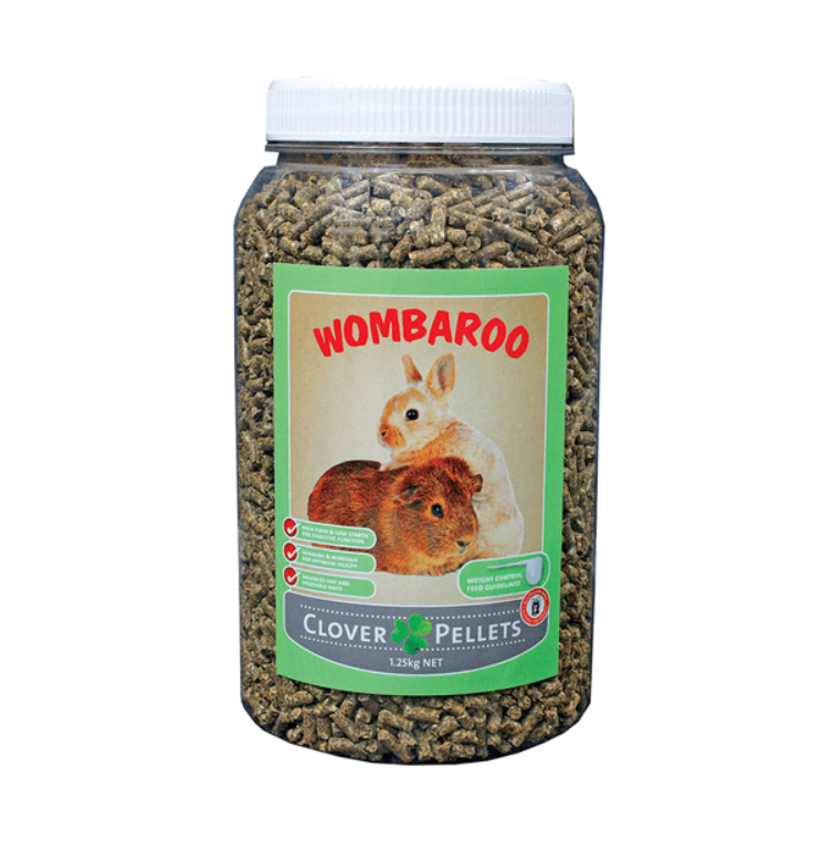 WOMBAROO CLOVER PELLETS 1.25KG