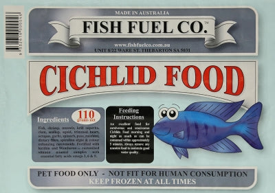 FISH FUEL CICHLID FOOD 110G