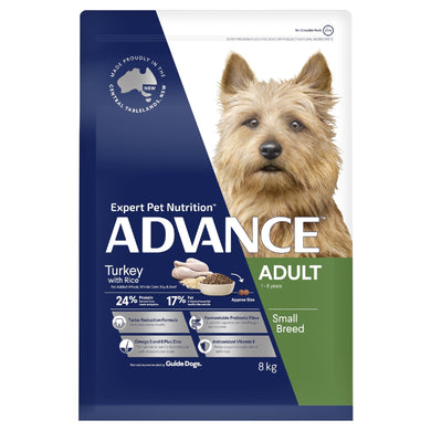 ADVANCE DOG ADULT SMALL BREED TURKEY 8KG