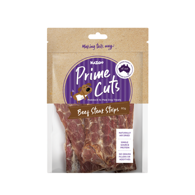 KAZOO PRIME CUTS BEEF STEAK STRIP 80G