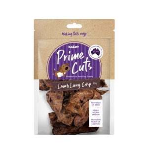 KAZOO PRIME CUTS LAMB LUNG CRISP 80G