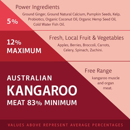 RAW 4 PAWS KANGAROO 1KG TUB