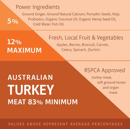 RAW 4 PAWS TURKEY 1KG TUB