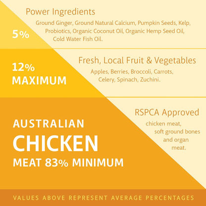 RAW 4 PAWS CHICKEN 1KG TUB