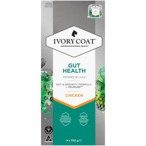 IVORY COAT DOG GUT HEALTH CHICKEN 100G