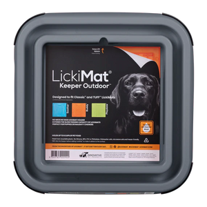 LICKIMAT KEEPER MAT HOLDER GREY