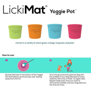 LICKIMAT YOGGIE POT XS-XL TURQUOISE