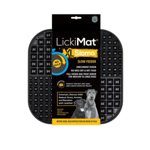 LICKIMAT SLOMO XL WET & DRY BLACK