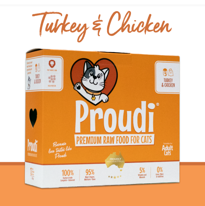 PROUDI CAT TURKEY & CHICKEN 1.08KG