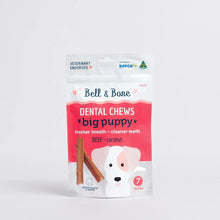 Load image into Gallery viewer, BELL &amp; BONE DENTAL CHEW BIG PUPPY BEEF